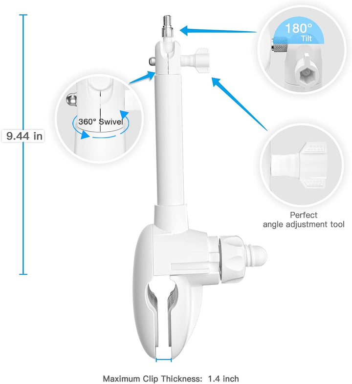 HOLACA Baby Monitor Clip Halterung für Nooie Babyphone mit Kamera, Nooie 2K Überwachungskamera innen