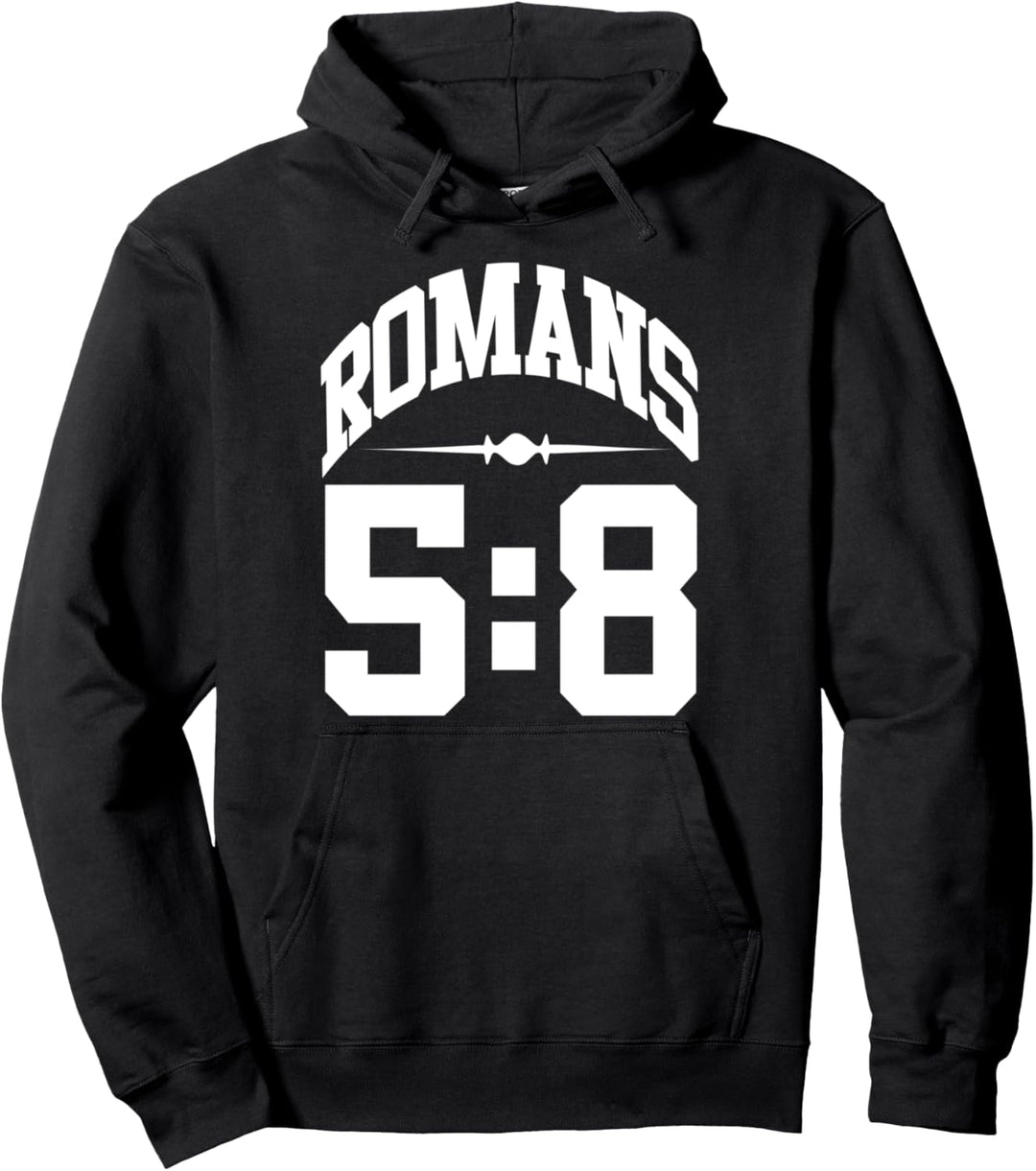Christerest: Romans 5:8 Jesus Christ Salvation Evangelism Pullover Hoodie