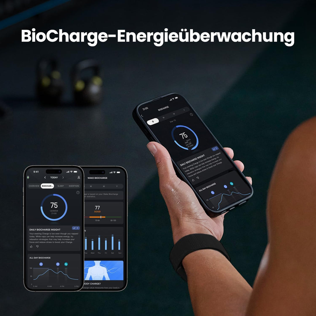 Amazfit Helio Strap Smart Band Fitness-Tracker, 24/7 Aktivitäts und Schlaftracker mit Herzfrequenz,