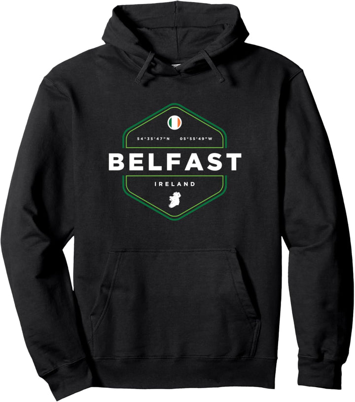 Belfast Ireland Pullover Hoodie