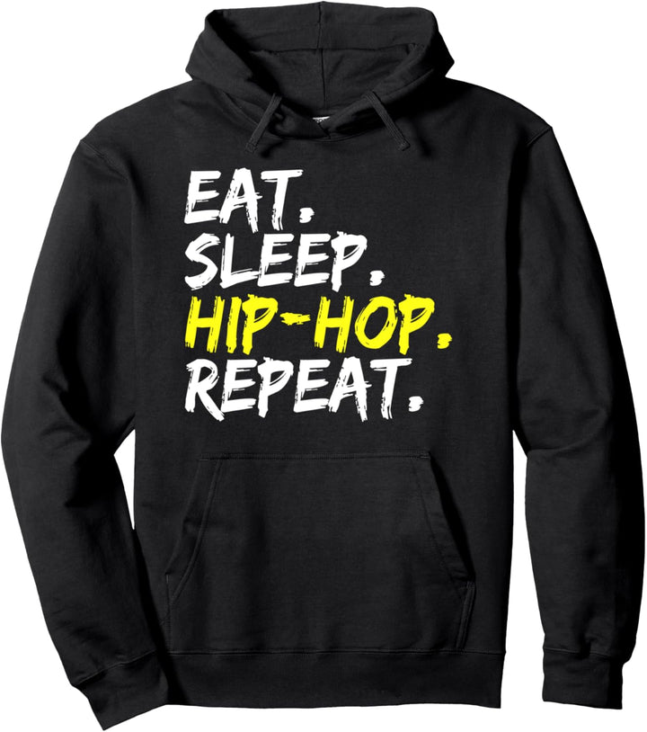 Eat Sleep Hip-Hop-Outfit für Wiederholungs-Rapper Pullover Hoodie