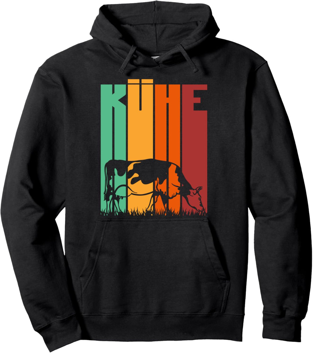 Rinder Kühe Geschenk Spruch für Landwirte Bauern Agrarstarz Pullover Hoodie
