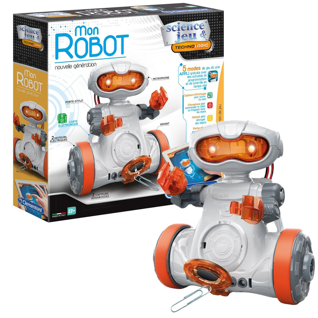 Clementoni-Mon Robot 2.0, Mehrfarbig