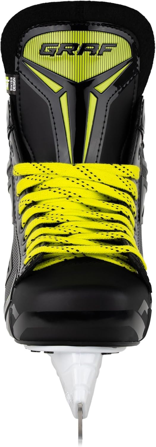 Graf Schlittschuhe G105X Schwarz Gelb Eishockey 37, 37