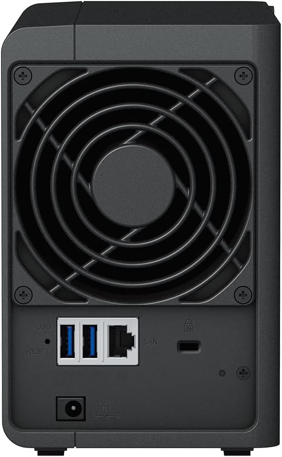 Synology DS223 2-Bay Diskstation NAS (Realtek RTD1619B Quad-Core 2GB Ram 1xRJ-45 1GbE LAN-Port) 20TB