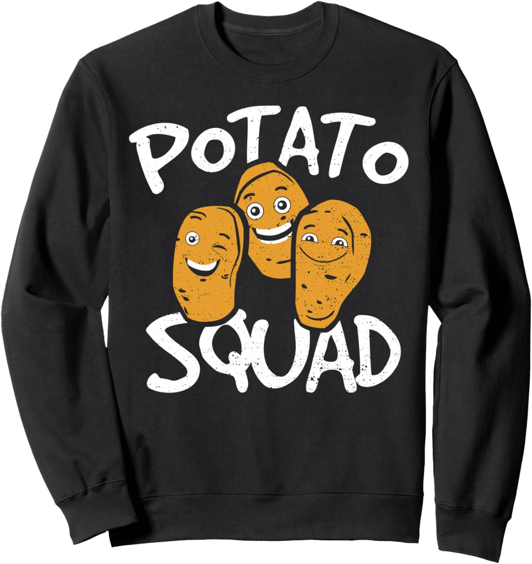 Gemüse: Potato Squad - Vegan Sprüche Sweatshirt