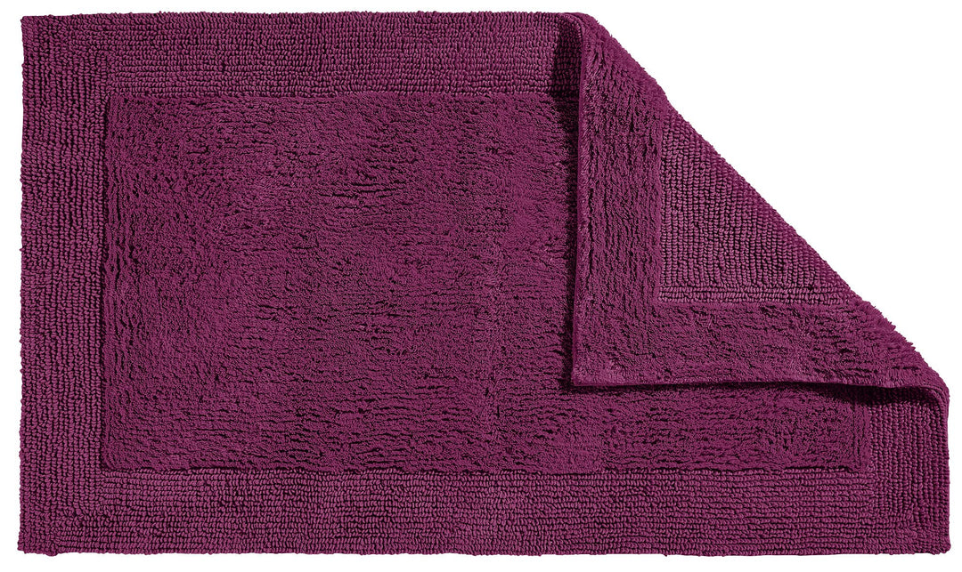 Erwin Müller Badematte, Badteppich Uni Serie Stuttgart Beere Grösse 60x150 cm - extra dick, hohe Sau