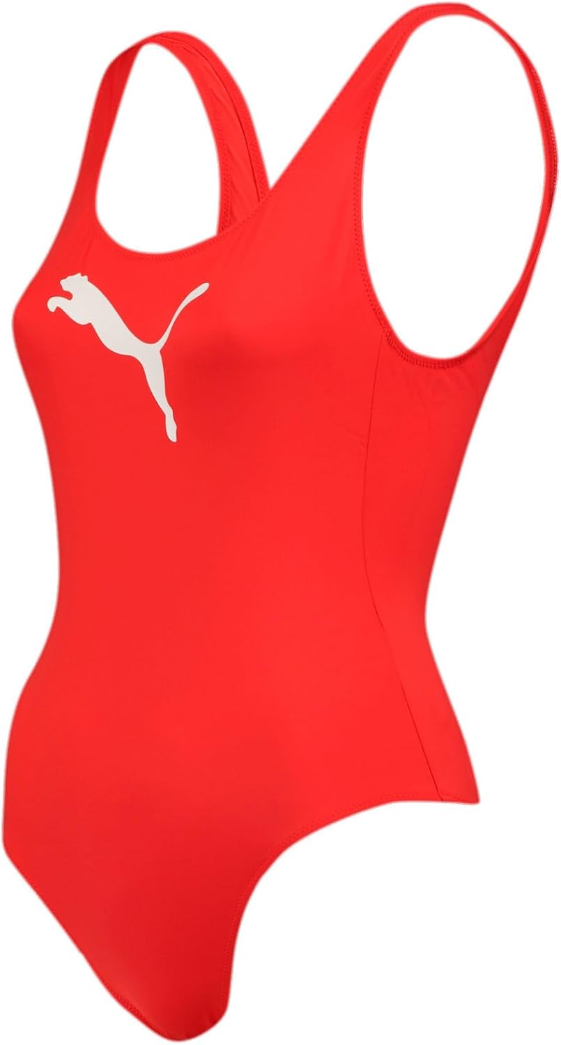 Puma Damen Swimsuit Badebekleidung (1er Pack) XS Rot, XS Rot
