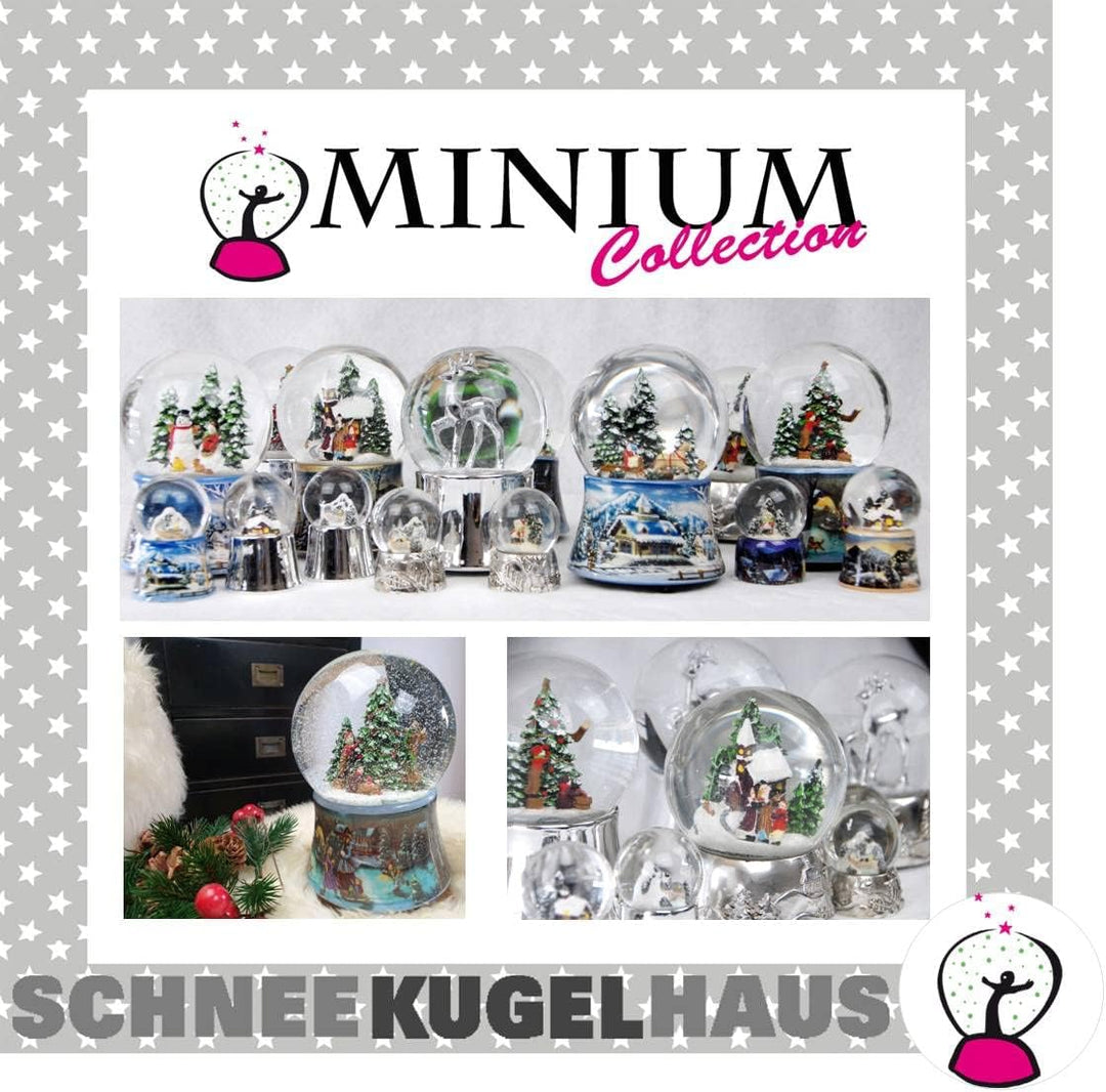 Weihnachten Schneekugel Weihnachtsbaum mit Geschenken, 140 mm hoch- 20141 Spieluhr
