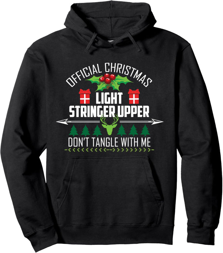 Weihnachten offizielle Weihnachtslicht-Stringer Obermaterial Pullover Hoodie