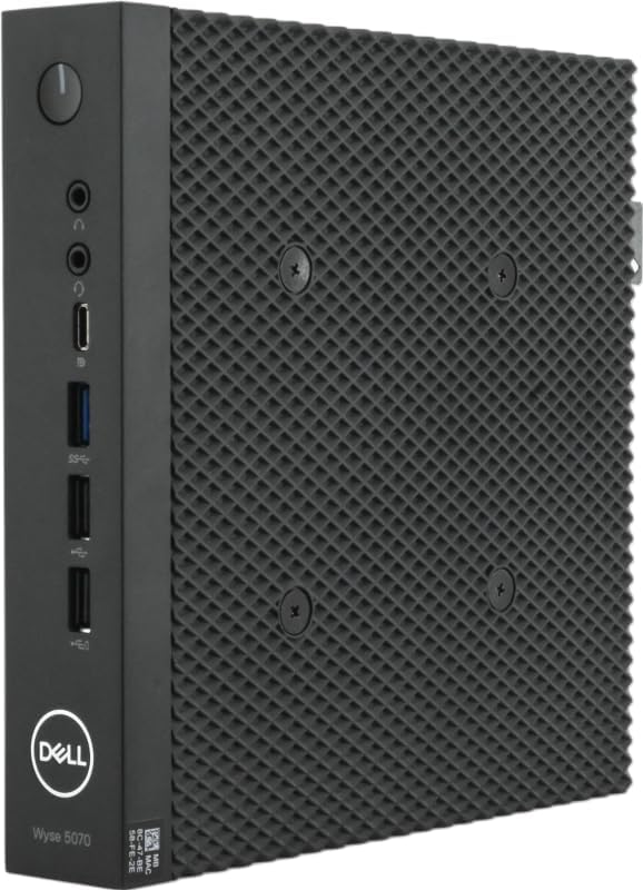 Dell Wyse 5070 Mini Desktop Computer, Micro PC Core Celeron J5005, 8GB RAM, 256GB SSD, Keyboard, Win