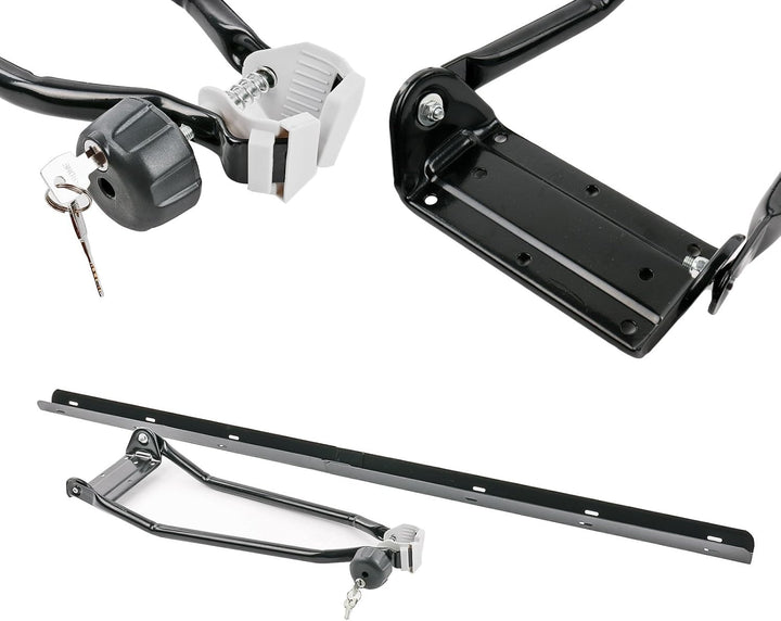 Pat Fahrradträger Dachträger mit Rahmenbefestigung abschliessbar inkl Befestigung (2), 2