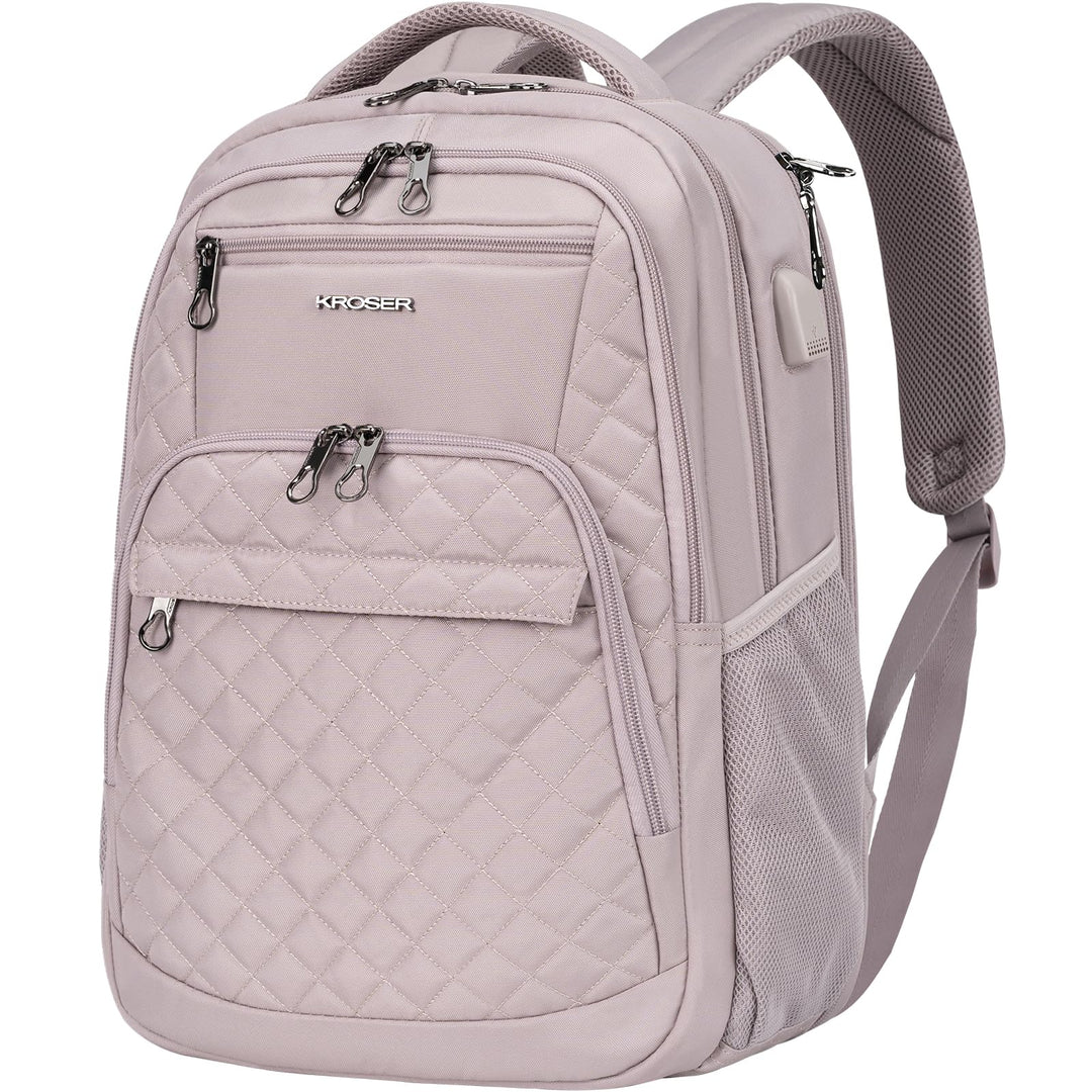 KROSER Laptop Rucksack 17,3'' Business Rucksack Schulrucksack Grosser Wasserdicht Taschen Reise Back