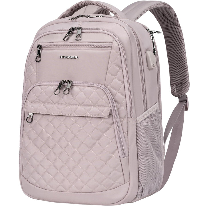 KROSER Laptop Rucksack 17,3'' Business Rucksack Schulrucksack Grosser Wasserdicht Taschen Reise Back