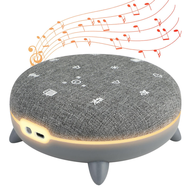 TERRAILLON - Zen Box, Entspannungshilfe, Geräuschmaschine, weiss, mit 7 beruhigenden Sounds, Streami