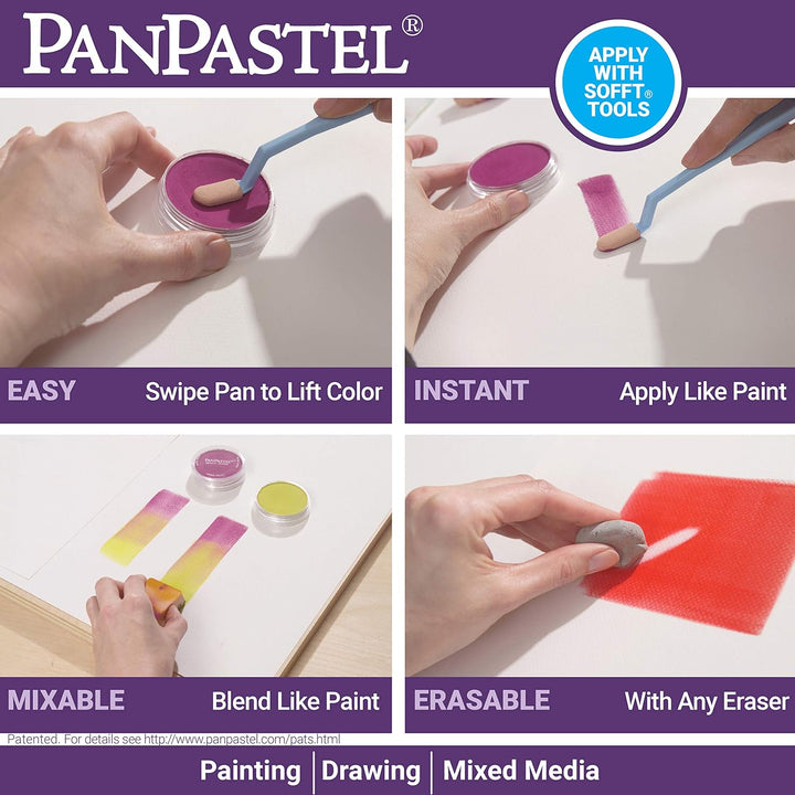 PanPastel 5-Farben-Set Blautöne