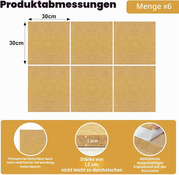 Dartboard Wandschutz, Filz Dartscheibe Wandschutz Selbstklebend, Wandumrandung für Dartboard, Filz-D