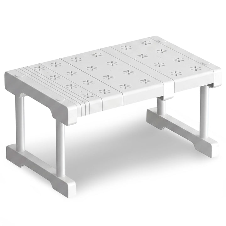 FARYODI Verstellbare Regale für Schrank, Erweiterbares Einlegeböden Schrankregal, 22 cm Höhe, 24cm W