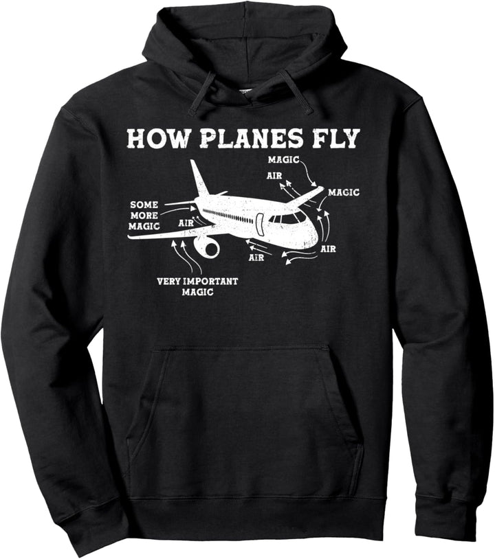 How Planes Fly Pullover Hoodie