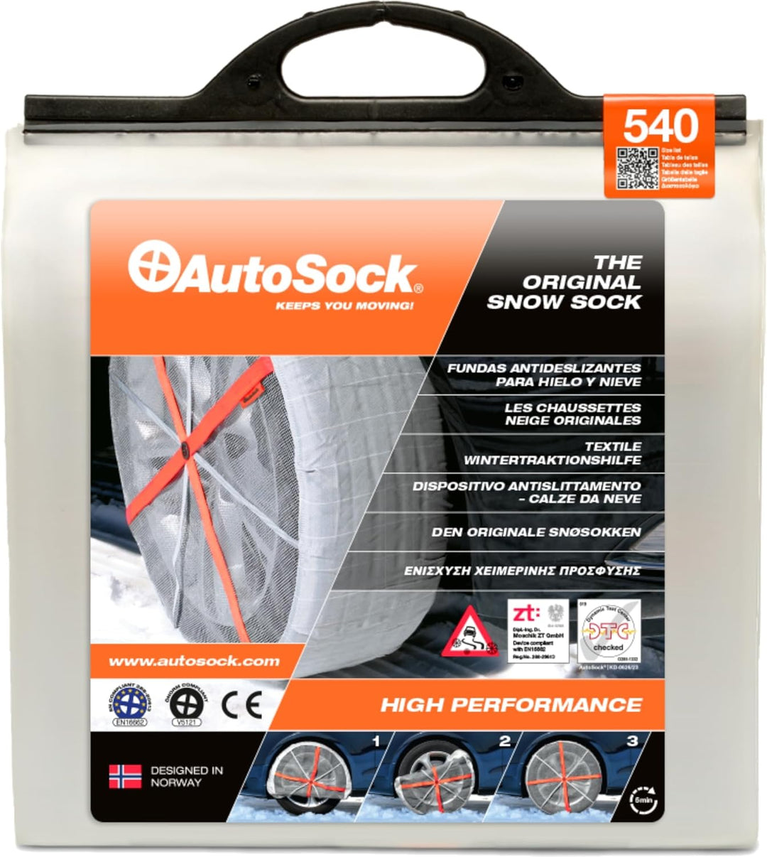 AutoSock HP 540 | Schneesocken | Reifensocken | Textilschneeketten | Textile Wintertraktionshilfen |