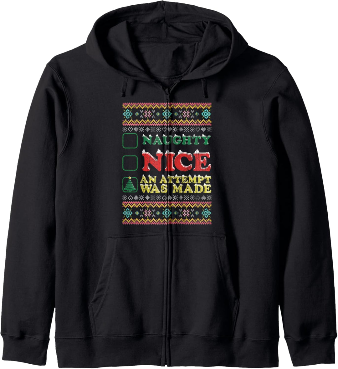 Passende Familienweihnachten Kapuzenjacke