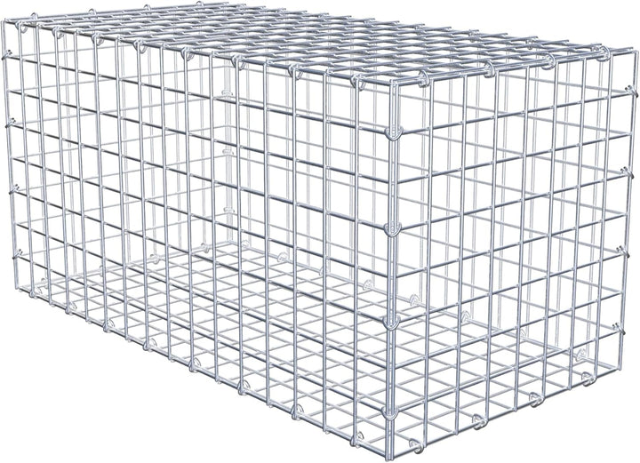GABIONA Steinkorb-Gabione eckig, Maschenweite 5 x 5 cm, Tiefe 40 cm, Gabione 80 x 40 x 40 cm (L x H