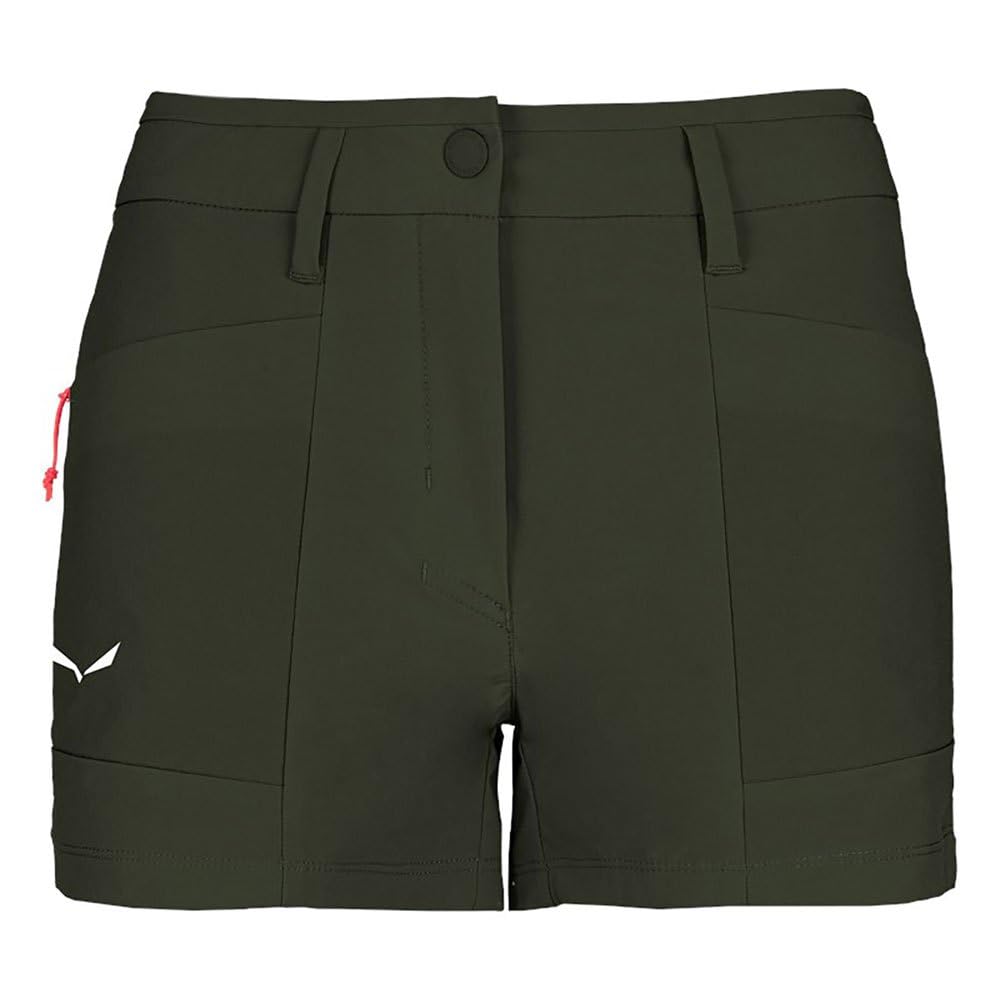 Salewa Puez Durastretch Cargo Shorts Damen XL Dark Olive, XL Dark Olive