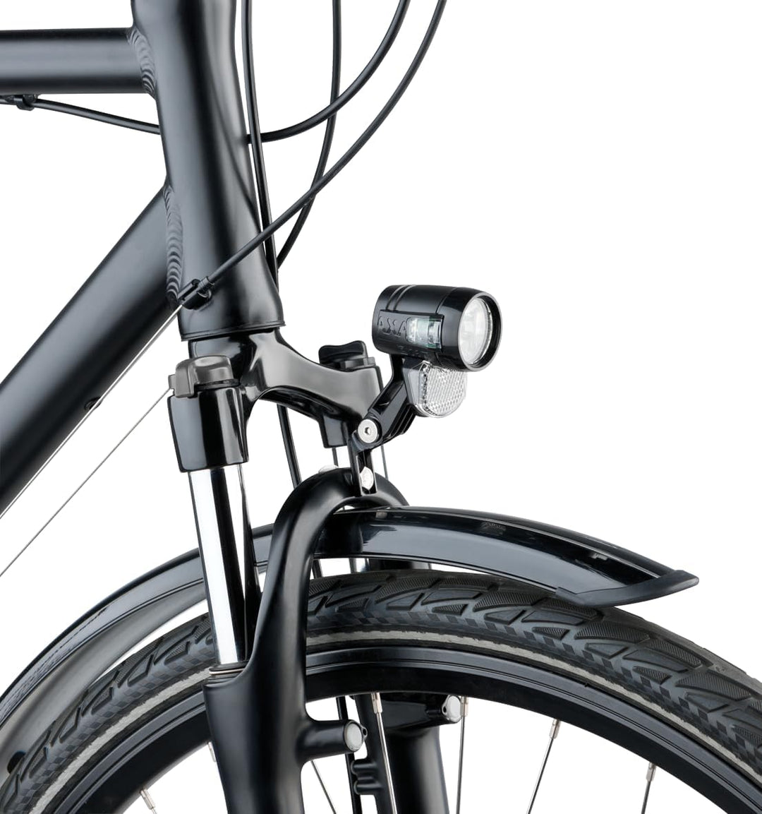 AXA Blueline 30 E-Bike 6-12V – LED Fahrradlicht – 30 Lux – 50 m Sichtweite – 3.000 m gesehen Werden