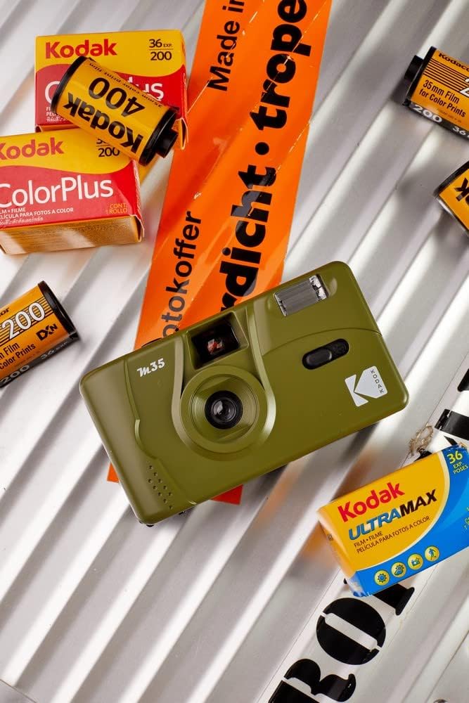 Kodak M35 Wiederverwendbare Filmkamera, 35 mm, Olivgrün, olivgrün