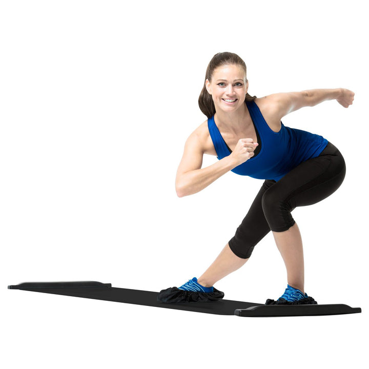 Gymstick Power Slider Board, Ganzkörpertrainer inkl. Übungsanleitung, 180 cm