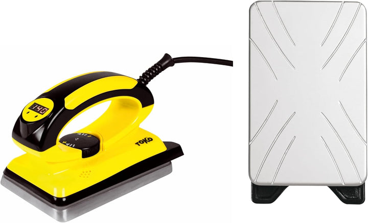 TOKO Geschenke-Set Skiwax Deluxe Set 15-teilig mit Digital Wachsbügeleisen Skispanner und Kantenschä