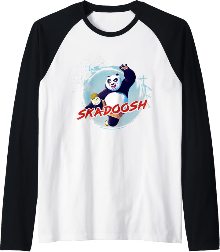 Kung Fu Panda Po Skadoosh Action Pose Raglan