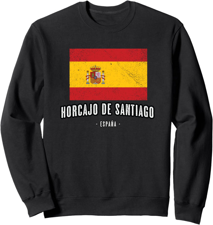 Horcajo de Santiago Spanien | ES Flagge Stadt - Bandera - Sweatshirt