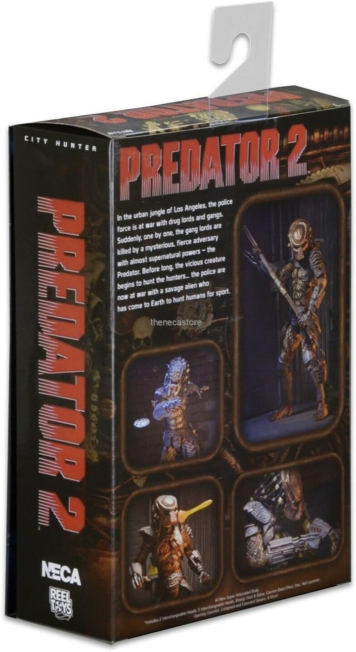 NECA NECA51549 Predator 2 7" Actionfigur Ultimate City Hunter Material: Kunststoff, 18 cm