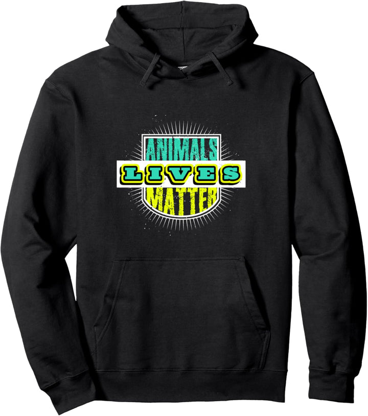 Tierleben zählen! Niedliches Tierfreunde Geschenk Pullover Hoodie