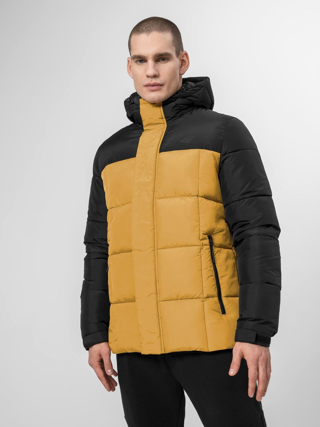 4F Herren Mantel M Gelb, M Gelb