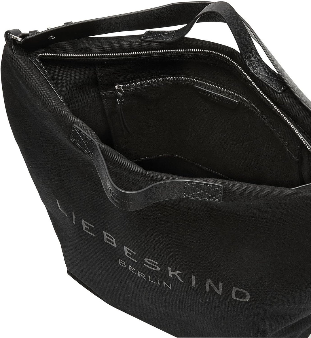 Liebeskind Damen Clea Hobo L Schwarz, Schwarz