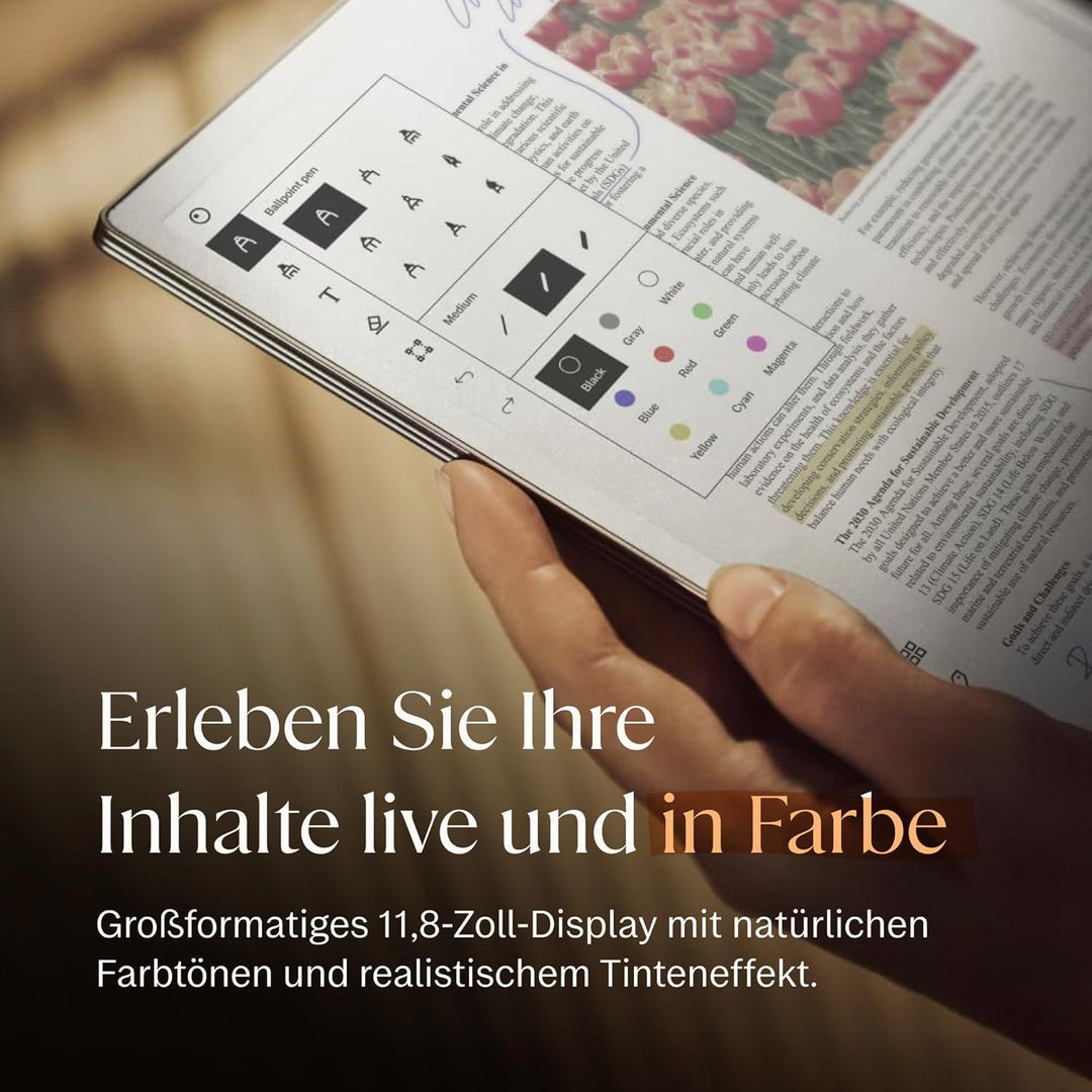 reMarkable Paper Pro | Das ultimative Papier-Tablet mit 30,6 cm (11,8 Zoll) Farbdisplay und Leselich