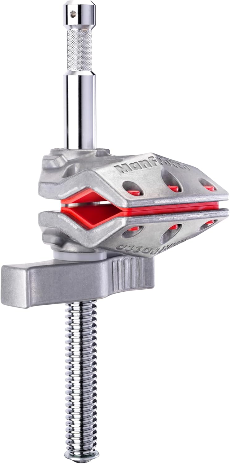 Manfrotto 3" Mittelschraubzwinge mit Backen - Hochbelastbare Mittelschraubzwinge mit Backen - 3" / 7