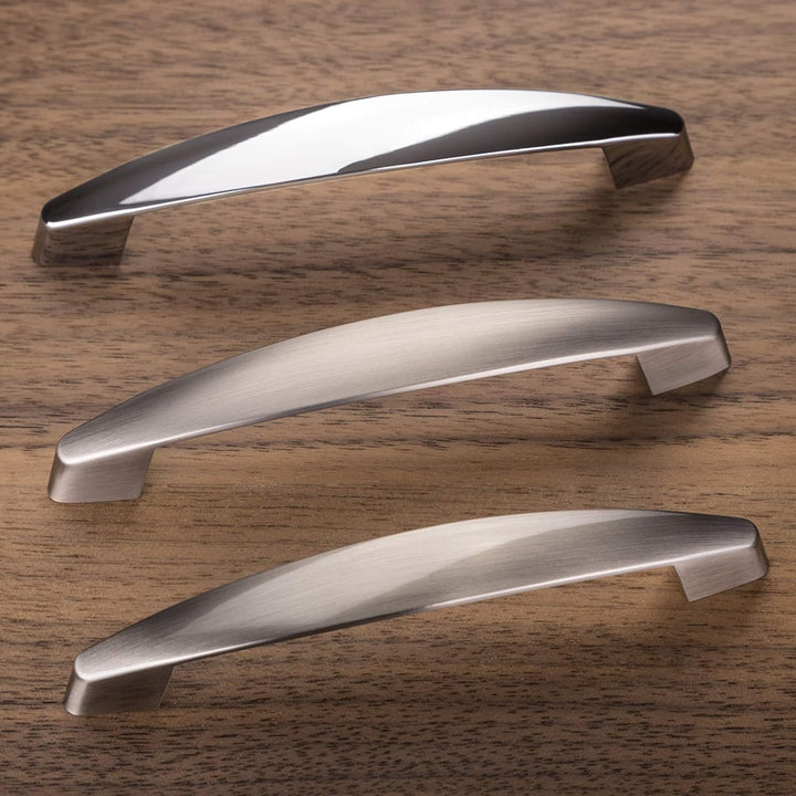 10 x Möbelgriff THEA Edelstahloptik BA 128 mm Bogengriff Küchengriff von SO-TECH® 10 x Finition Acie