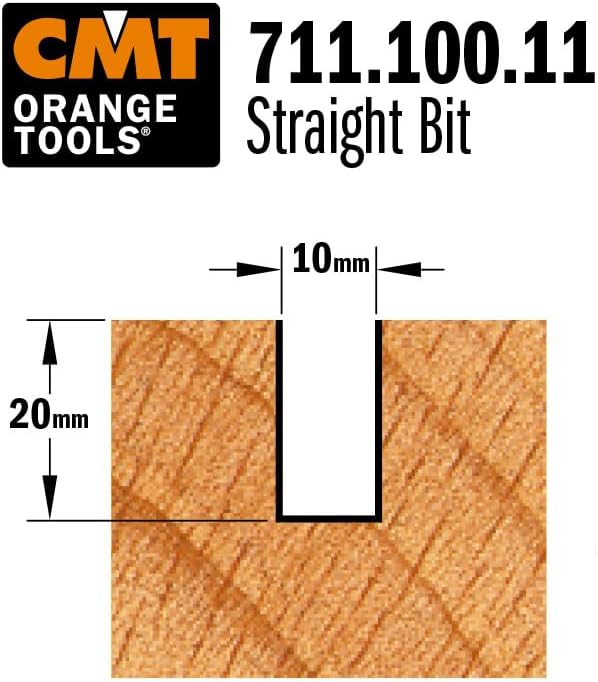 CMT ORANGE TOOLS 711.100.11 - NUTFRÄSERHM S=6 D=10X20 CMT 711.100.11, CMT 711.100.11