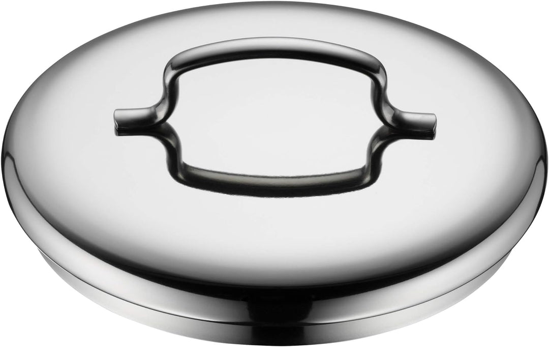 WMF Mini Kochtopf klein 14cm, Metalldeckel, Fleischtopf Induktion 1,3l, Cromargan Edelstahl, stapelb