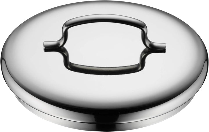 WMF Mini Kochtopf klein 14cm, Metalldeckel, Fleischtopf Induktion 1,3l, Cromargan Edelstahl, stapelb
