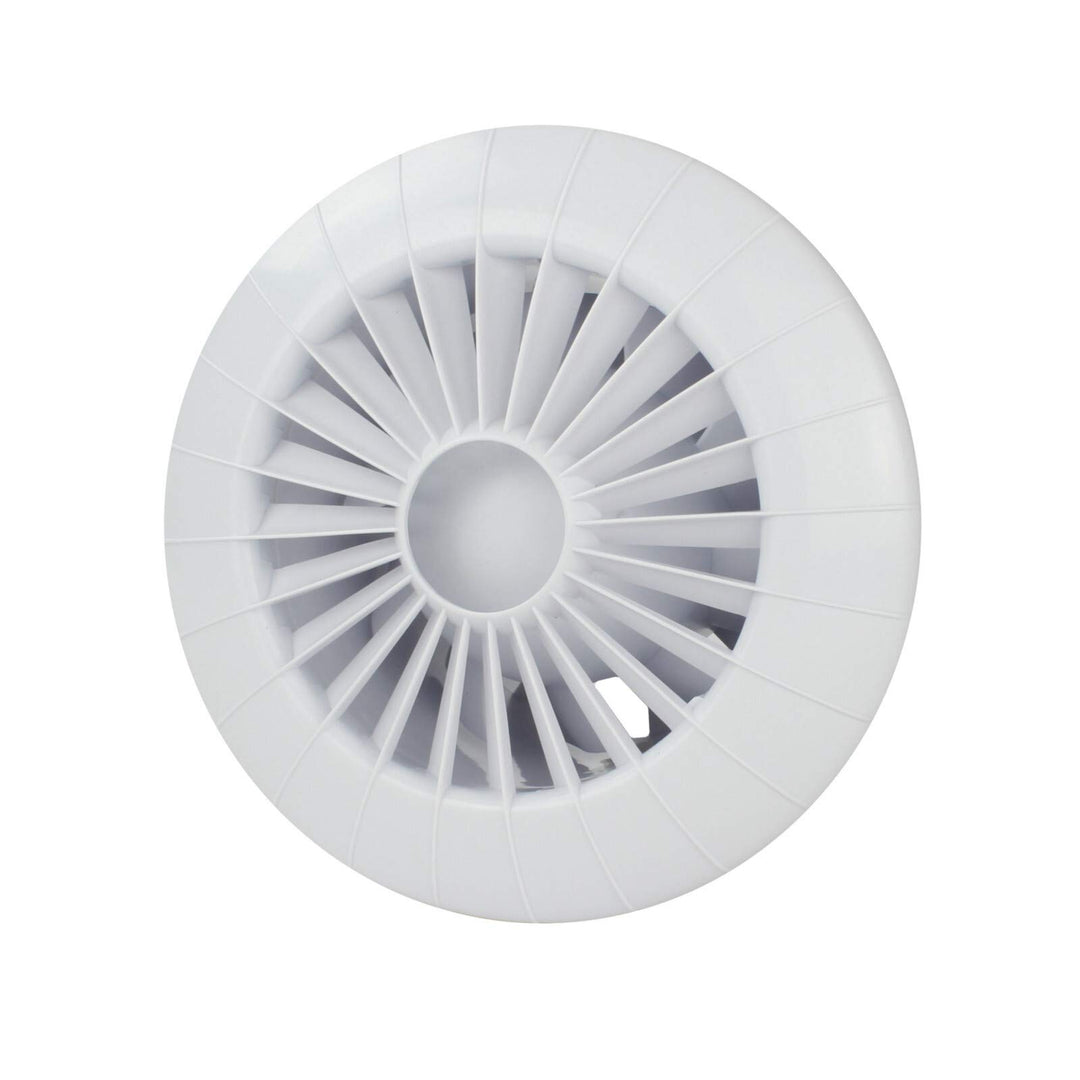 Lüfter Ventilator Badezimmer Lamellen Bewegungsmelder rund eckig Zu Abluft Turbine Ø 120 mm Standard