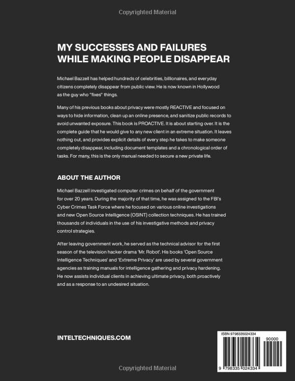 Extreme Privacy: What It Takes to Disappear, Taschenbuch