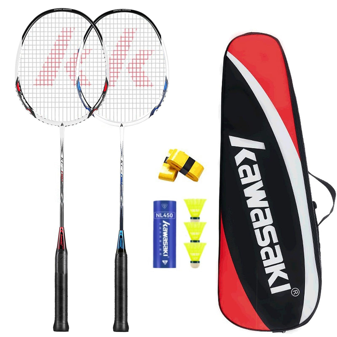 A1 TAAN Kawasaki Graphit Badminton Set Profi Graphit Badminton schläger Leichtgewicht & Hochleistung