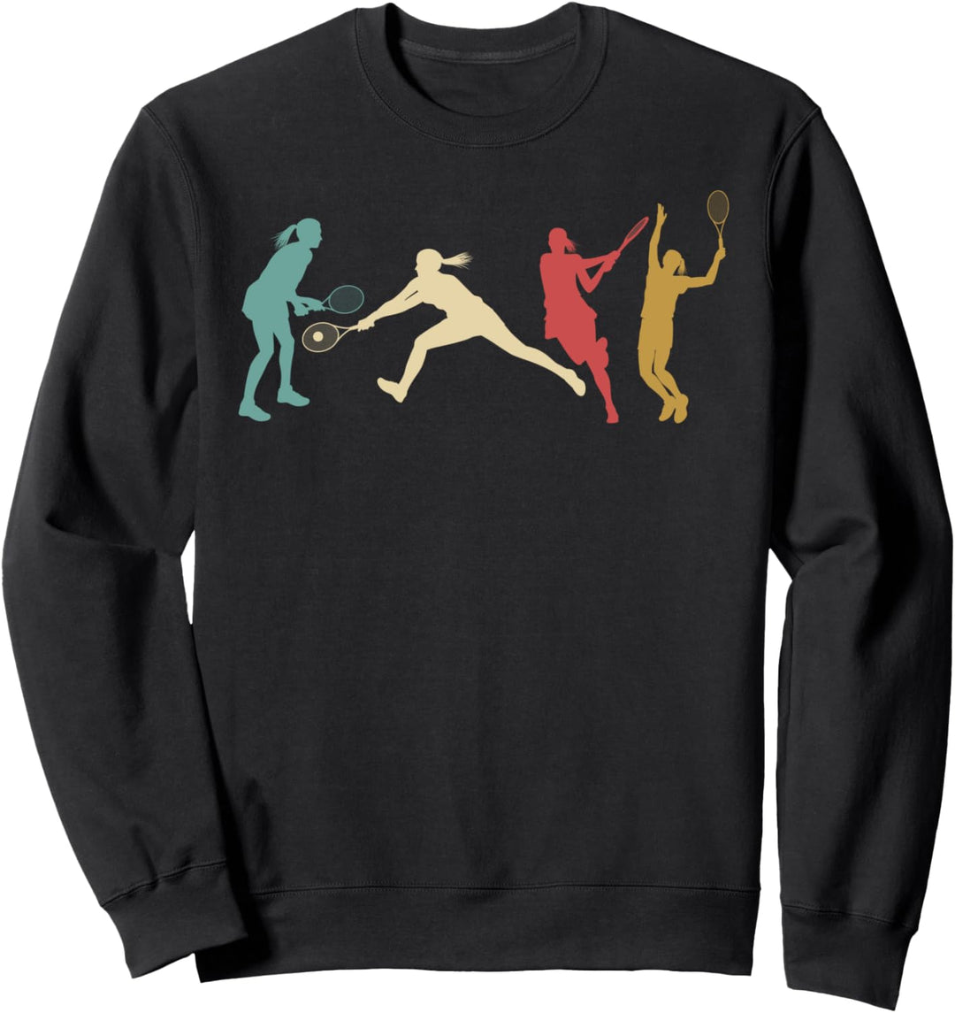 Vintage Tennis Women Sweatshirt