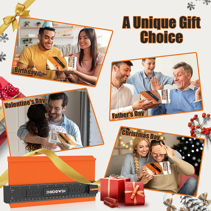 DODOWIN Konturenlehre 25cm Unbegrenzt Verbindbare, Weihnachtsgeschenke für Männer Vater, Konturenleh