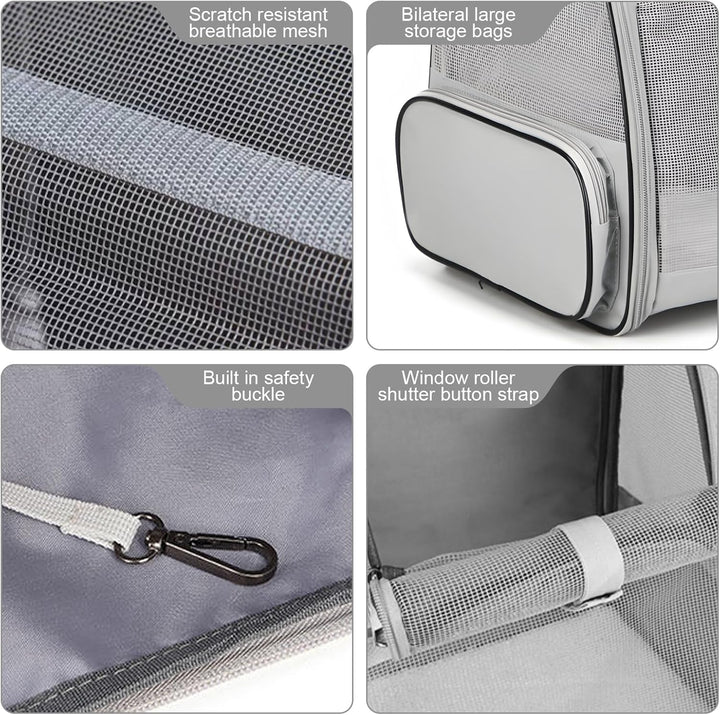 HundeRucksack und KatzenRucksack, Katzen Rucksack Tragetasche für Katzen, Hundetransportbox, Transpo