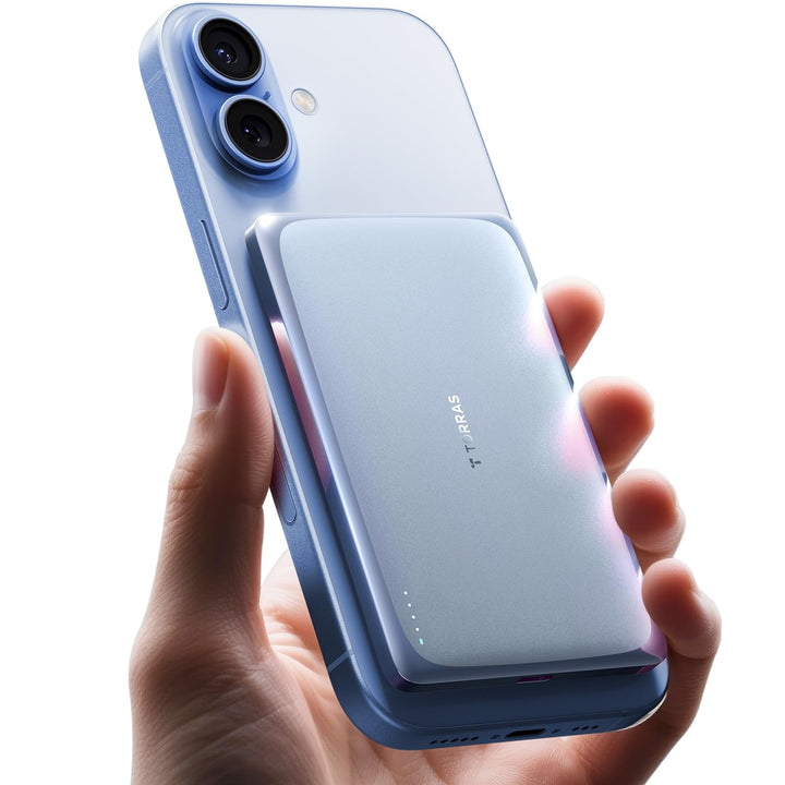 TORRAS MniMag Pro Power Bank 5000mAh Blau, Blau 5000mAh